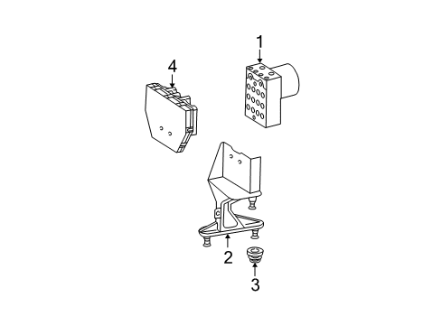 2007 Mercedes-Benz C280 Anti-Lock Brakes Diagram 2