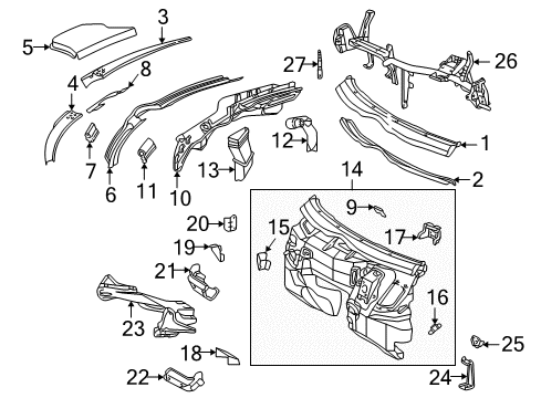 Duct Assembly Diagram for 202-830-00-44