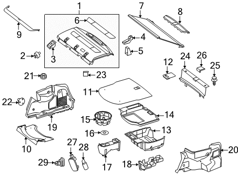 Vent Panel Diagram for 212-683-02-30-7E94