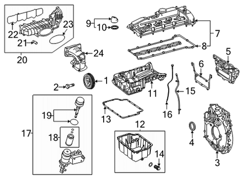 Intake Manifold Seal Diagram for 651-091-02-60