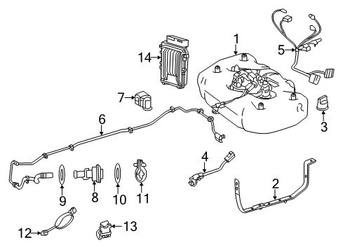 2010 Mercedes-Benz GL350 Diesel Aftertreatment System Diagram