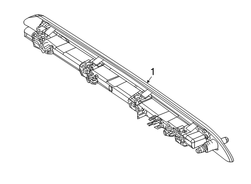 2023 Mercedes-Benz G550 High Mount Lamps Diagram