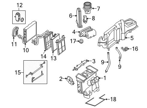 2010 Mercedes-Benz E550 Air Conditioner Diagram 4