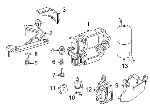 Compressor Rear Bushing Diagram for 212-326-00-81