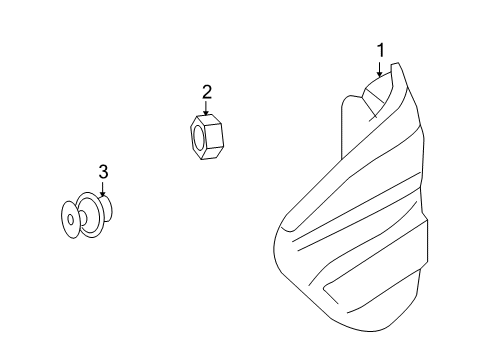 Tail Lamp Assembly Diagram for 164-820-41-64