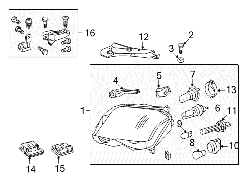 Upper Cover Diagram for 204-826-09-24