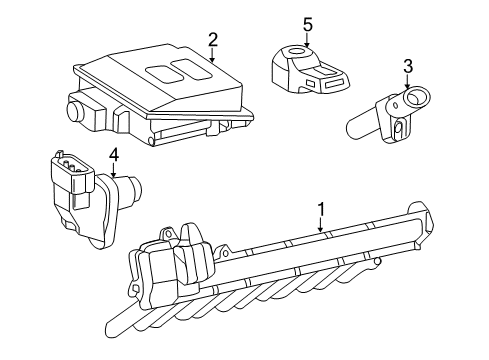 2011 Mercedes-Benz SL65 AMG Powertrain Control Diagram 2