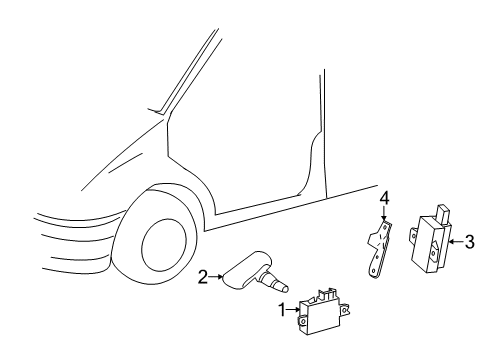 2017 Mercedes-Benz Sprinter 3500 Tire Pressure Monitoring