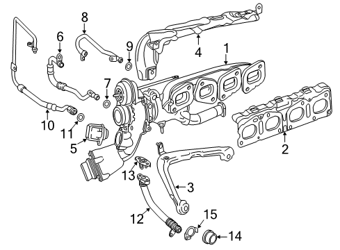 Turbocharger Diagram for 274-090-32-80-80