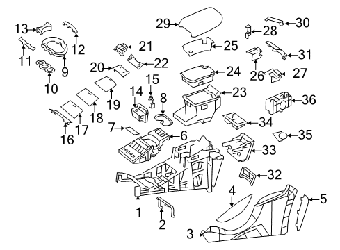 Heater & A/C Control Diagram for 164-820-95-89-9174