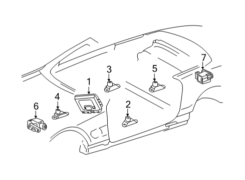 2007 Mercedes-Benz SL55 AMG Ride Control Diagram