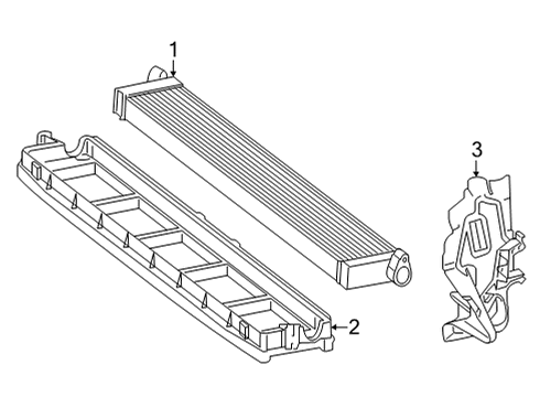 2021 Mercedes-Benz AMG GT 43 Intercooler, Fuel Delivery Diagram