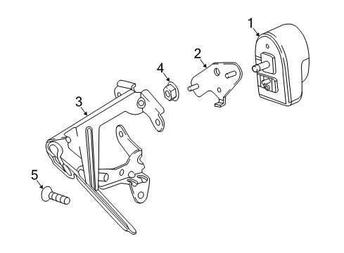 2018 Mercedes-Benz GLC300 Anti-Theft Components Diagram 1