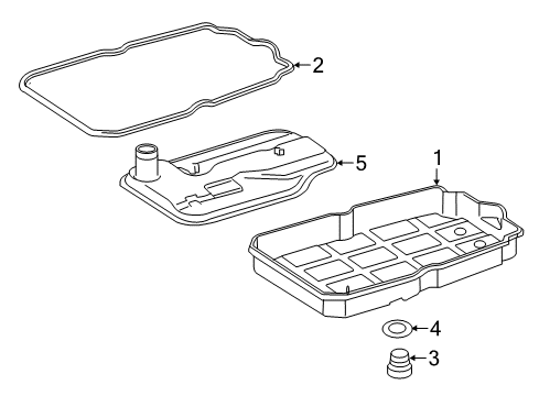 2006 Mercedes-Benz G55 AMG Transmission Components Diagram