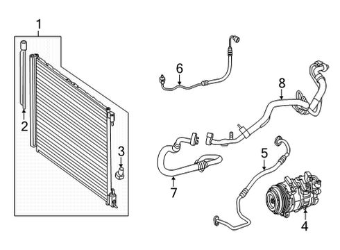 2023 Mercedes-Benz C300 A/C Compressor