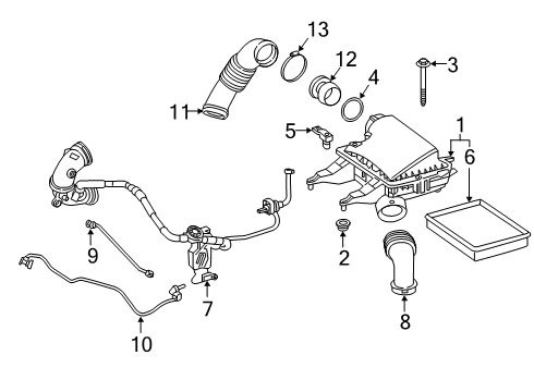 2020 Mercedes-Benz Sprinter 2500 Air Intake