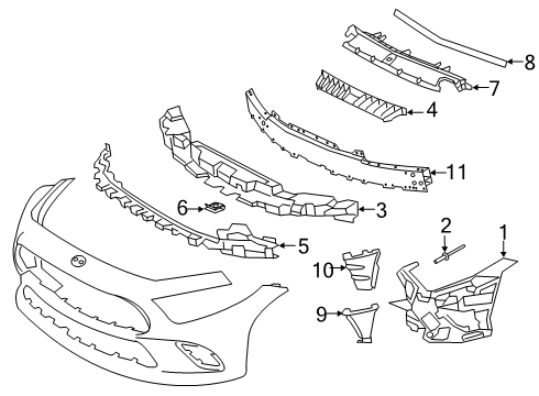 Lower Support Diagram for 257-885-36-01