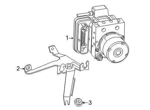 ABS Pump Assembly Diagram for 177-900-28-03