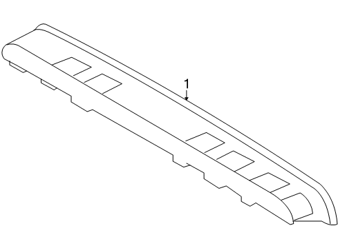 2007 Mercedes-Benz CLS63 AMG High Mount Lamps Diagram