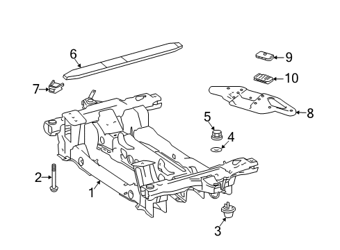 2017 Mercedes-Benz Sprinter 3500 Suspension Mounting - Front