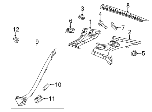 Guide Rail Diagram for 218-815-01-27-9051