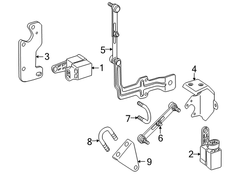 2008 Mercedes-Benz SLK350 Electrical Components Diagram 2