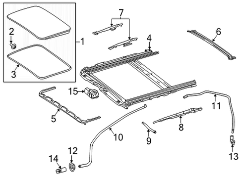 2020 Mercedes-Benz AMG GT 63 S Sunroof, Body Diagram 2