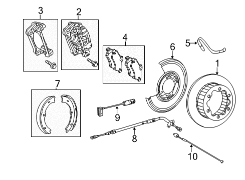 2012 Mercedes-Benz Sprinter 3500 Rear Brakes Diagram