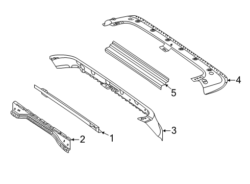 2022 Mercedes-Benz G550 Rear Body Diagram