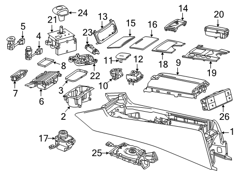 Console Diagram for 218-680-16-02-7J96