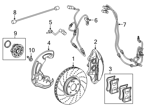 2019 Mercedes-Benz S65 AMG Anti-Lock Brakes Diagram 5