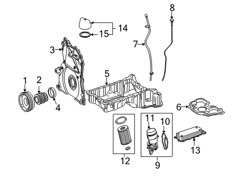 2008 Mercedes-Benz GL320 Filters Diagram 2