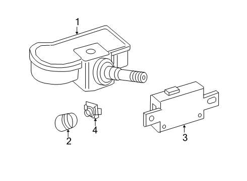 2023 Mercedes-Benz G550 Tire Pressure Monitoring Diagram