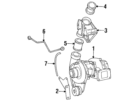 1987 Mercedes-Benz 420SEL Turbocharger Diagram