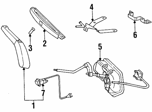 2002 Mercedes-Benz SL600 Washer Components, Electrical Diagram