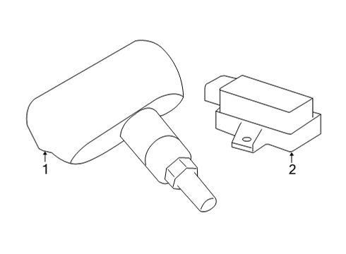 2021 Mercedes-Benz GLC63 AMG Tire Pressure Monitoring, Electrical Diagram 1