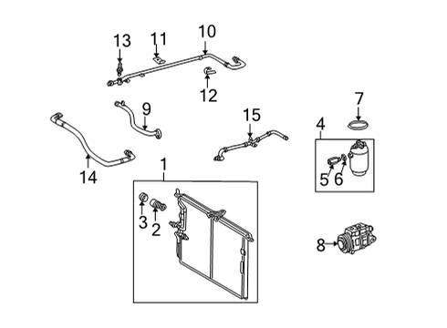 2006 Mercedes-Benz G500 Switches & Sensors Diagram 1