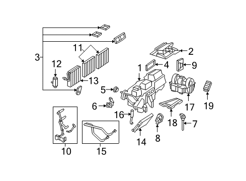 2013 Mercedes-Benz S600 Automatic Temperature Controls Diagram 1