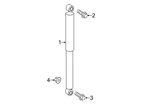 2022 Mercedes-Benz Sprinter 3500XD Shocks & Components - Rear Diagram