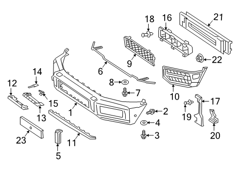 Inner Wheelhouse Rivet Diagram for 000-991-39-40-9051