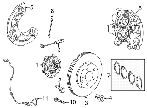 2024 Mercedes-Benz GLE63 AMG S Front Brakes