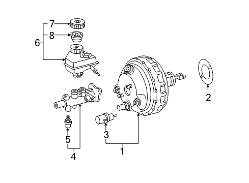 2005 Mercedes-Benz CLK320 Hydraulic System Diagram