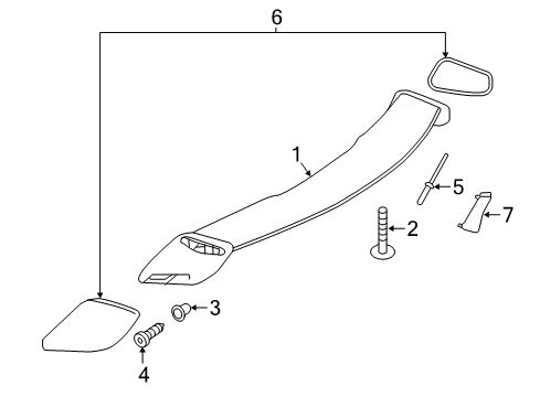 Side Molding Diagram for 176-885-12-38-64