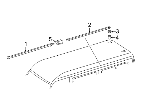 2023 Mercedes-Benz Sprinter 3500XD Luggage Carrier Diagram 2