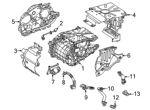 2022 Mercedes-Benz EQS 580 Electrical Components Diagram 4