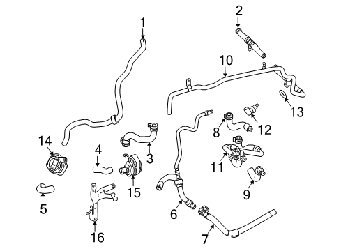 Auxiliary Pump Diagram for 221-500-03-86