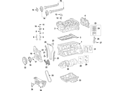 Valve Springs Diagram for 270-053-29-00