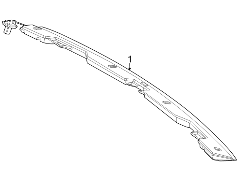 2023 Mercedes-Benz EQE AMG High Mount Lamps Diagram