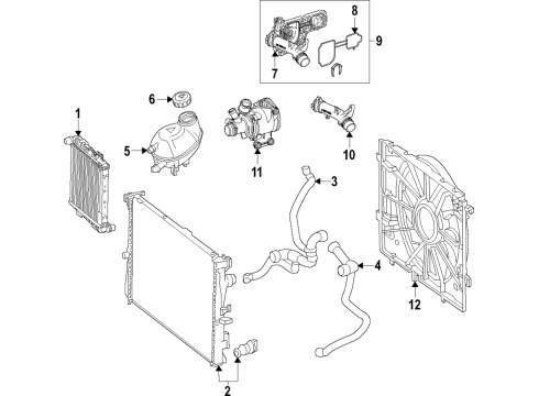 Upper Hose Diagram for 167-500-82-01