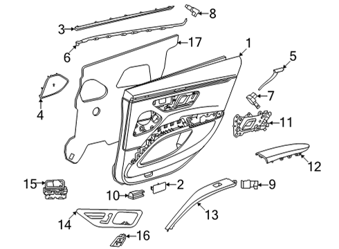 Armrest Diagram for 297-730-51-01-7R47